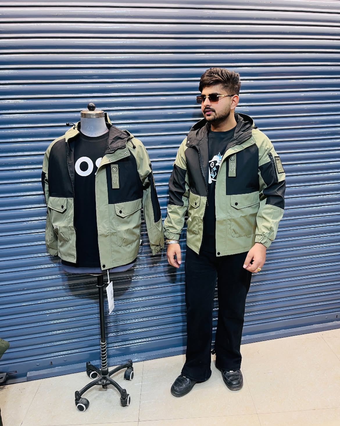Modern men's fashion editorial
